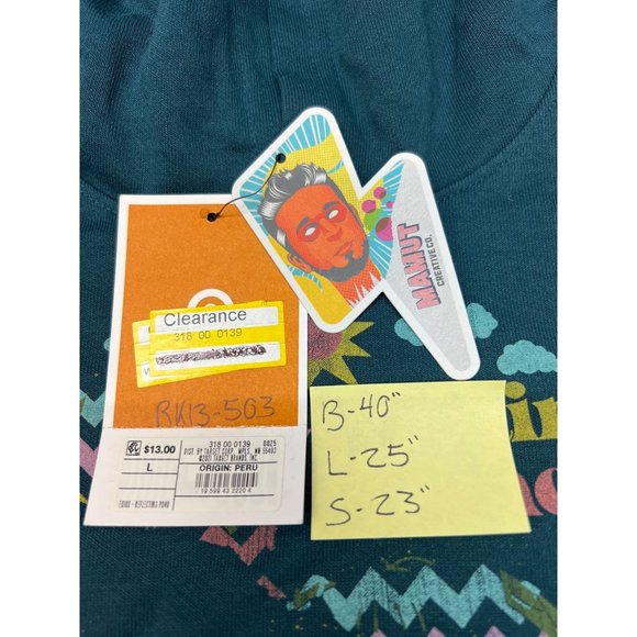 Latino Heritage Month Kids' Latin America Hooded Sweatshirt - Navy Large - Picture 7 of 8